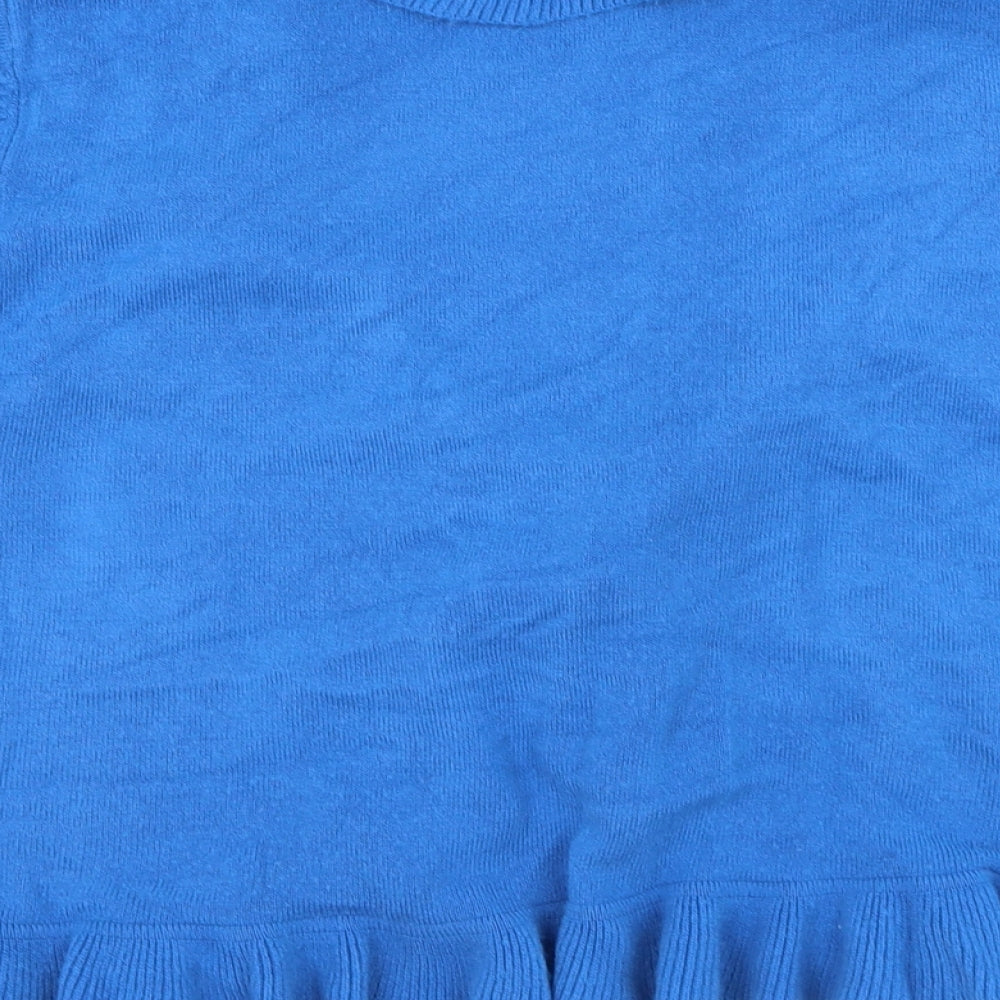 Womens UK Size 12 Editions Blue Cardigan Jumper