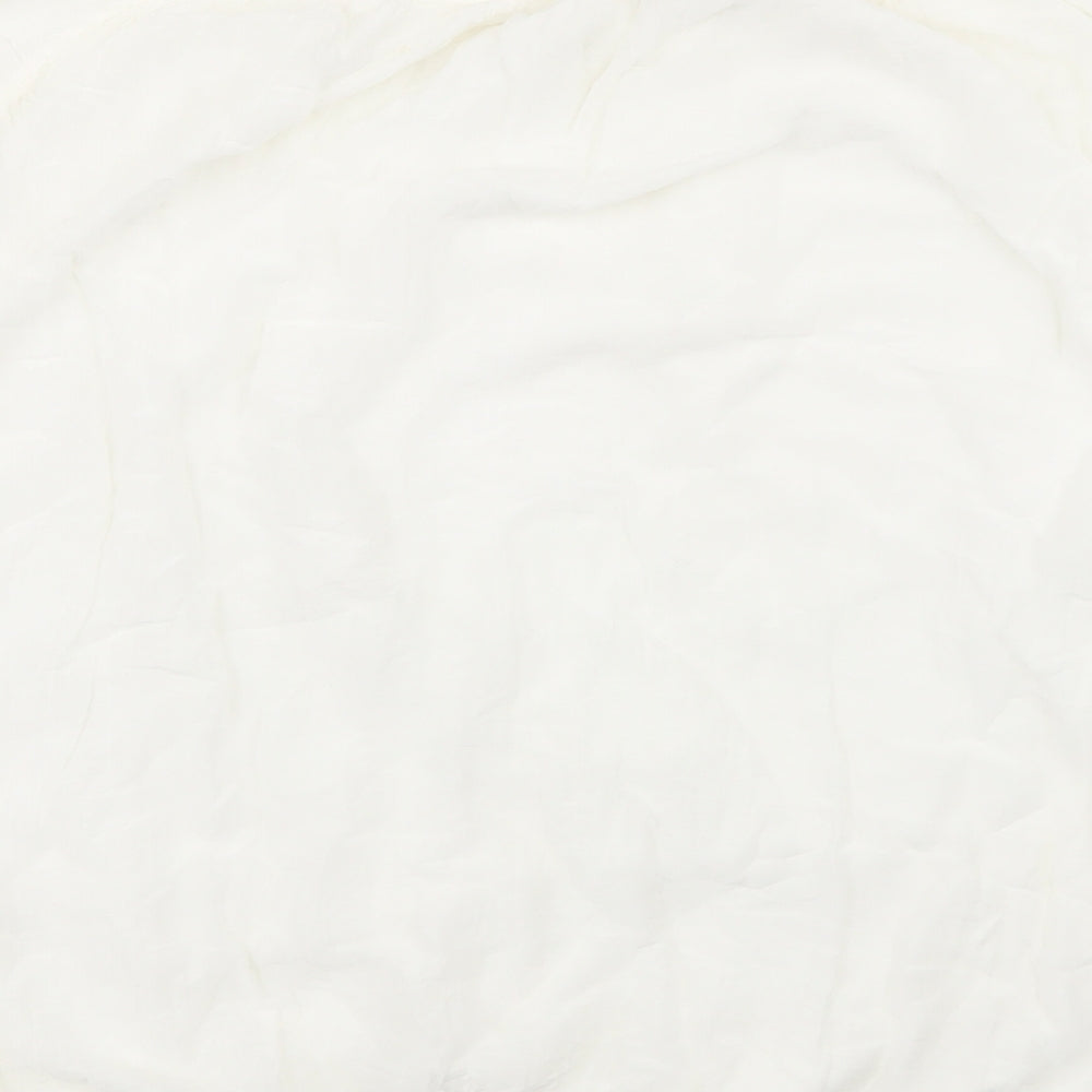 Womens UK Size 14 Preworn White Basic Blouse