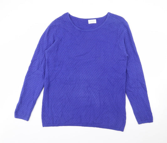 Womens UK Size M Savida Blue Pullover Jumper