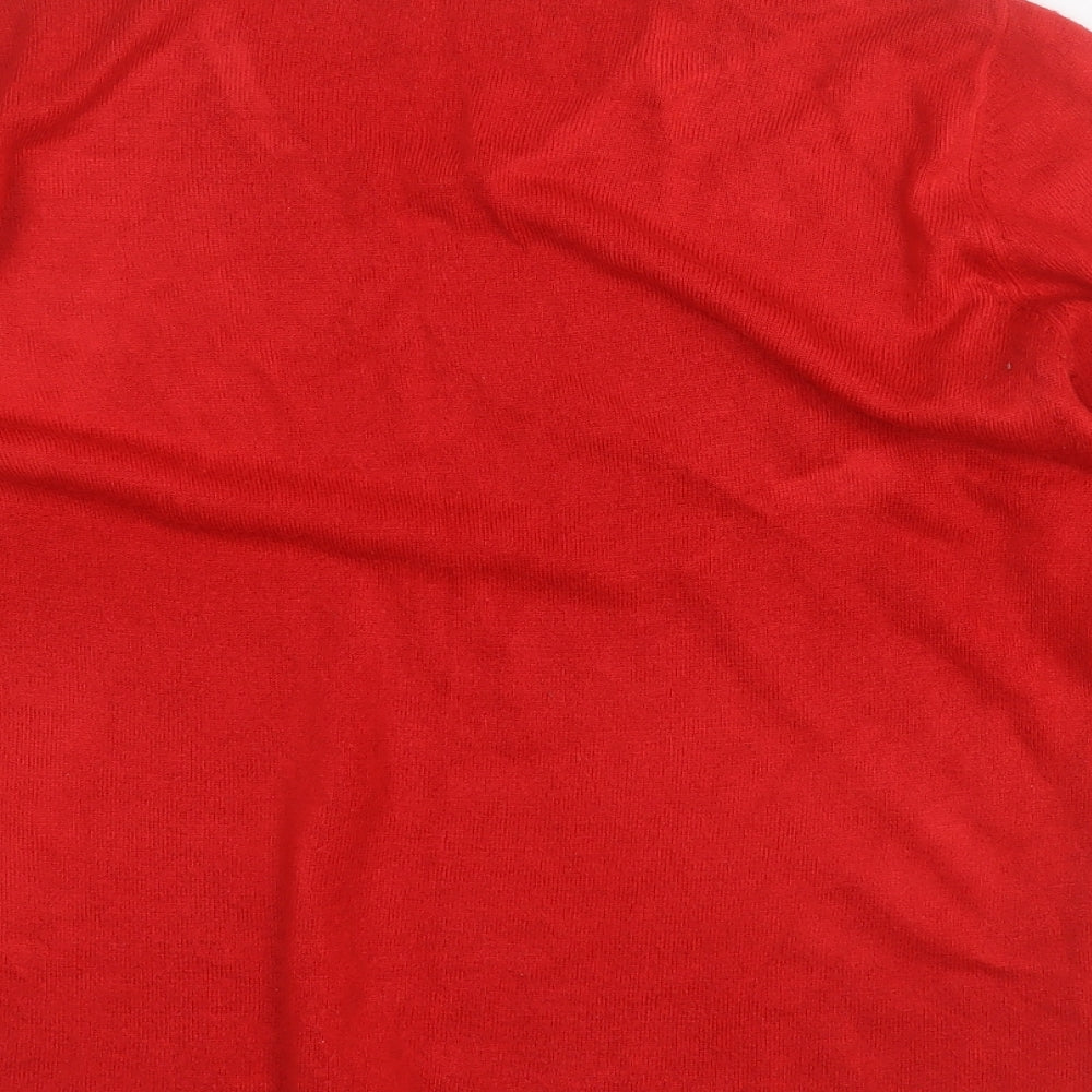 Womens UK Size M Bonmarché Red Pullover Jumper