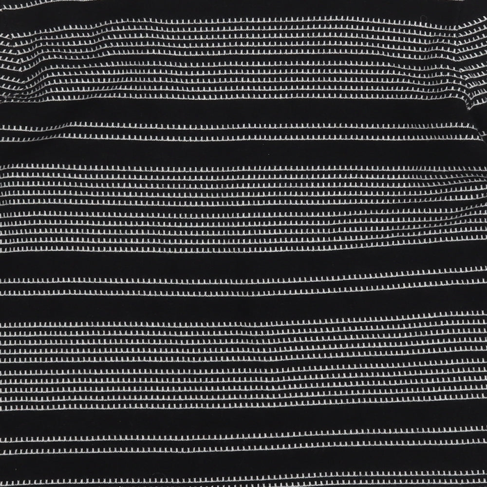 Womens UK Size 14 Papaya Black Pullover Jumper