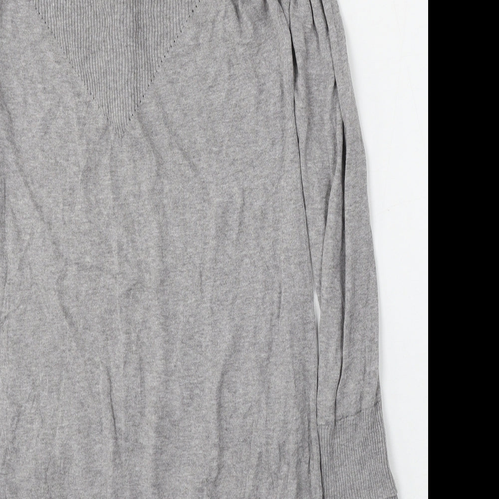 Womens UK Size 12 NEXT Grey Cardigan Jumper