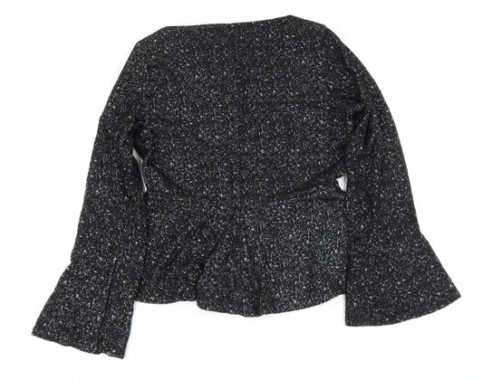 Womens UK Size M H&M Black Pullover Jumper