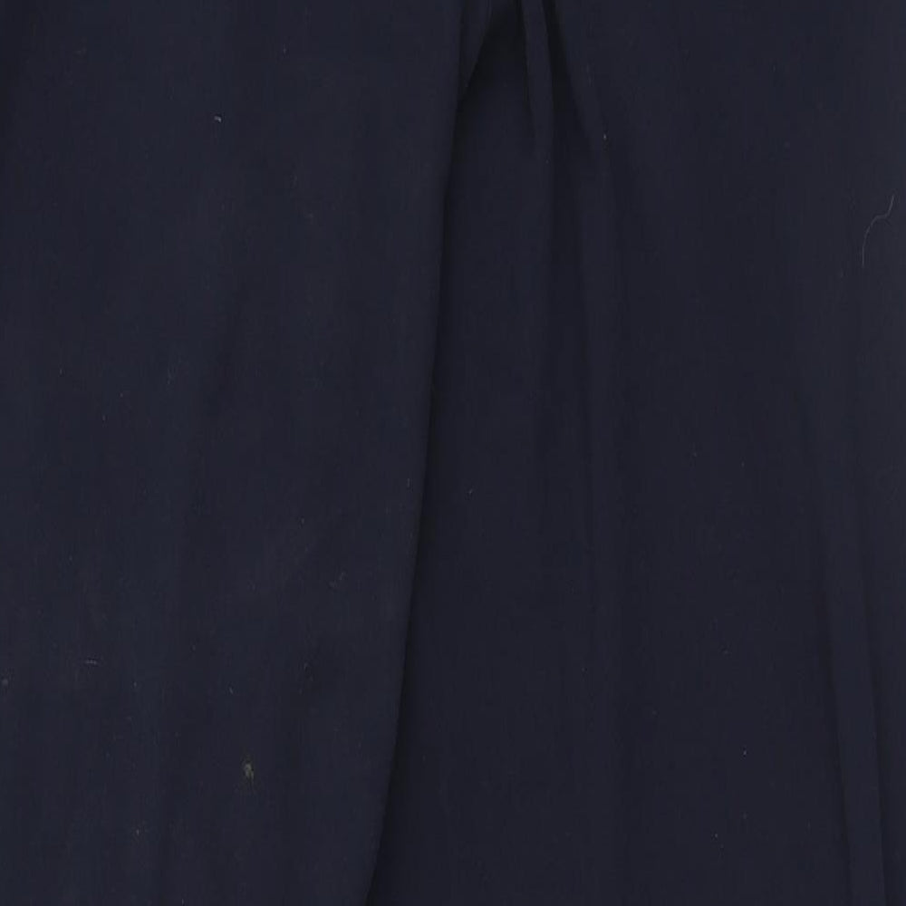 Womens UK Size 18 Marks and Spencer Regular Fit Blue Trousers