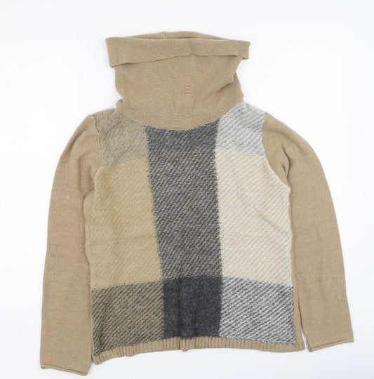 Womens UK Size 12 Olsen Beige Pullover Jumper