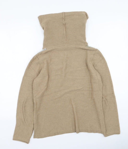 Womens UK Size 12 Olsen Beige Pullover Jumper