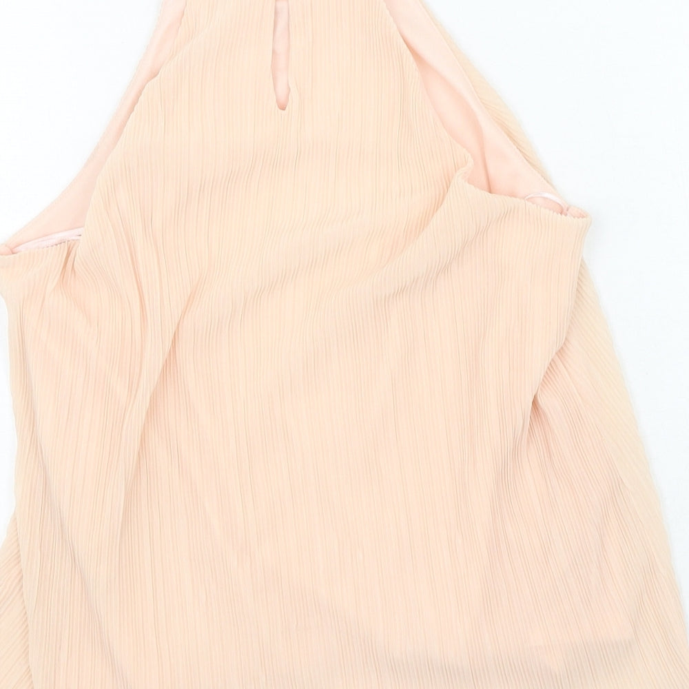 Womens UK Size 8 Miss Selfridge Pink Camisole Blouse
