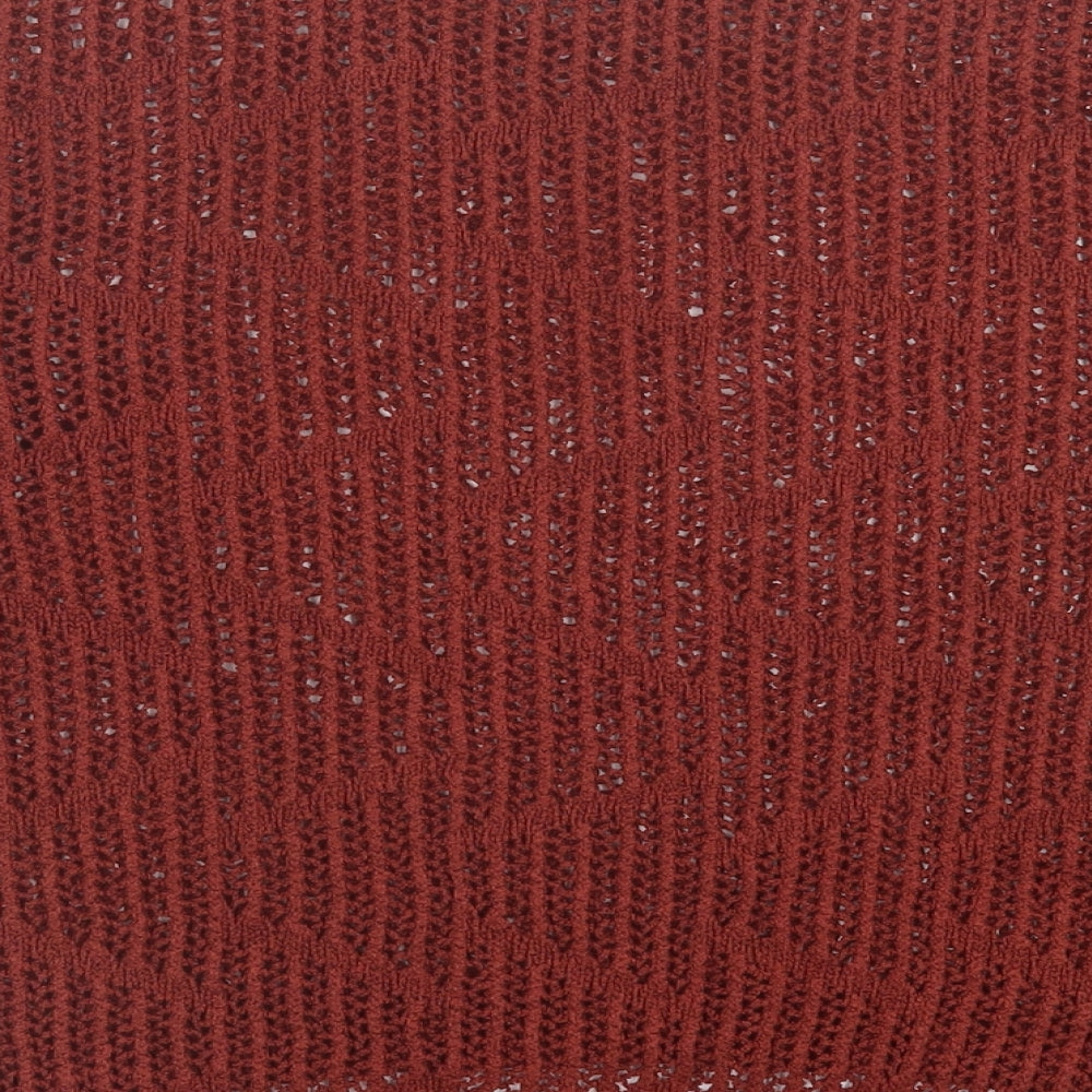 Womens UK Size S Papaya Brown Pullover Jumper