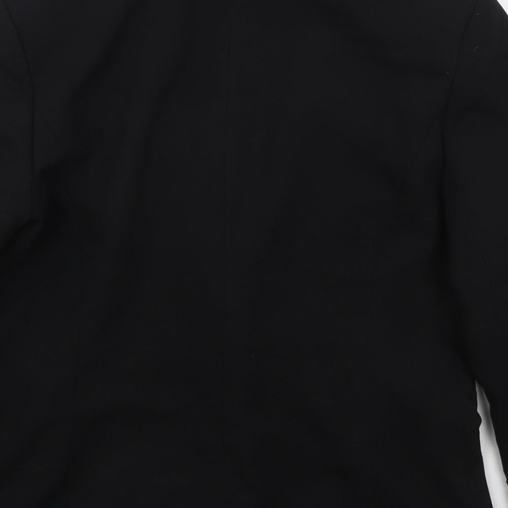 Atmosphere Womens Black Polyester Jacket Suit Jacket Size 10