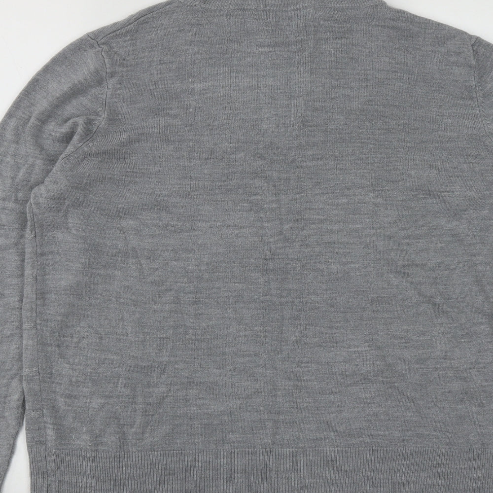 Womens UK Size L Vida Vi Grey Pullover Jumper