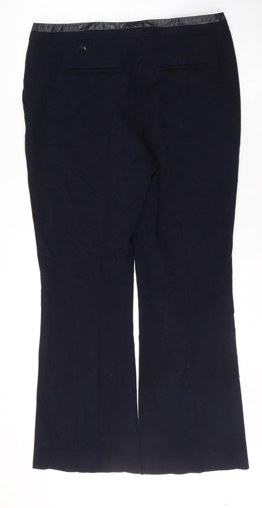 Womens UK Size 14 Per Una Regular Fit Blue Trousers