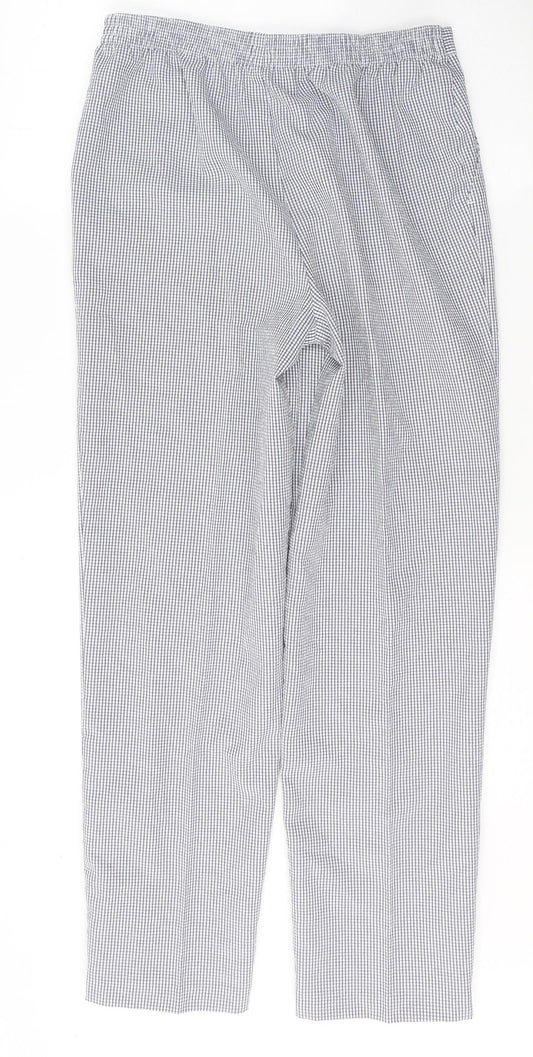 Womens UK Size 28 Preworn Regular Fit White Trousers