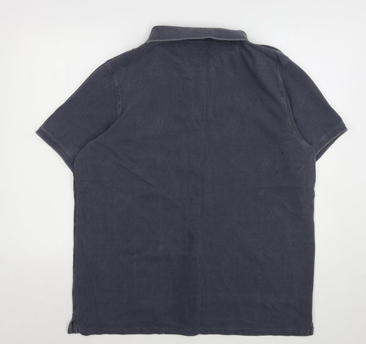 Liverpool FC Mens Grey Cotton Polo Size XL Collared