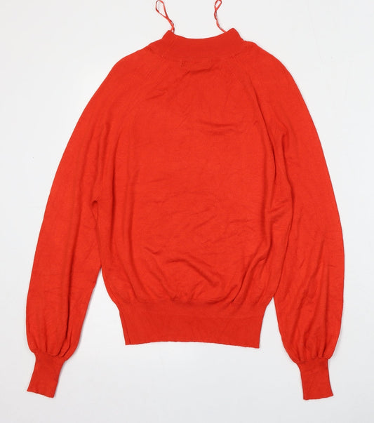 Womens UK Size 12 Peacocks Red Pullover Jumper
