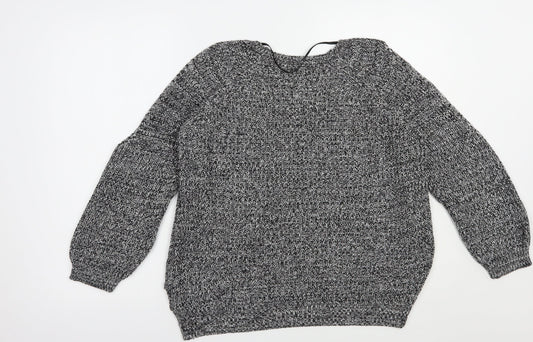 Womens UK Size 10 Atmosphere Grey Pullover Jumper