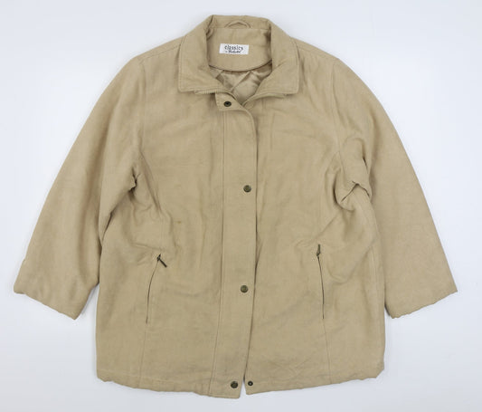 Womens UK Size 14 Berkertex Beige Jacket