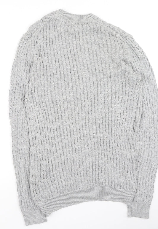 Womens UK Size S House of Fraser Grey Pullover Jumper