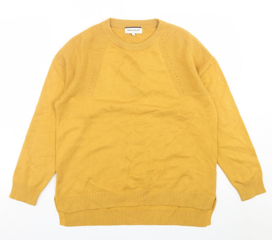 Womens UK Size L Paramour Yellow Pullover Jumper