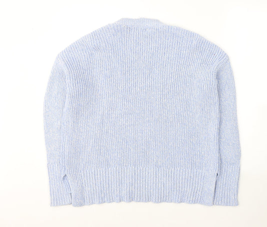 Womens UK Size 12 Marks and Spencer Blue Pullover Jumper