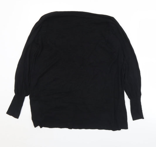 Womens UK Size S Marks and Spencer Black Cardigan Jumper