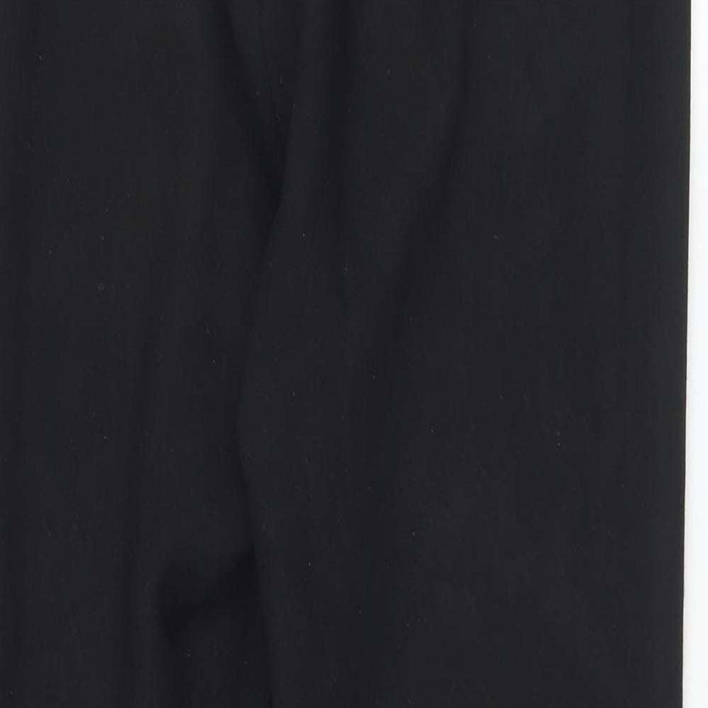 Womens UK Size 14 Jeff & Co Slim Fit Black Trousers