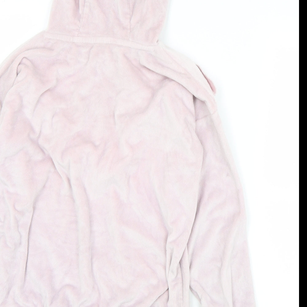 Matalan Girls Purple Polyester Pullover Hoodie Size 10 Years