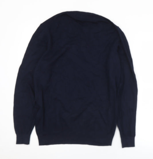 Womens UK Size M Zara Blue Pullover Jumper