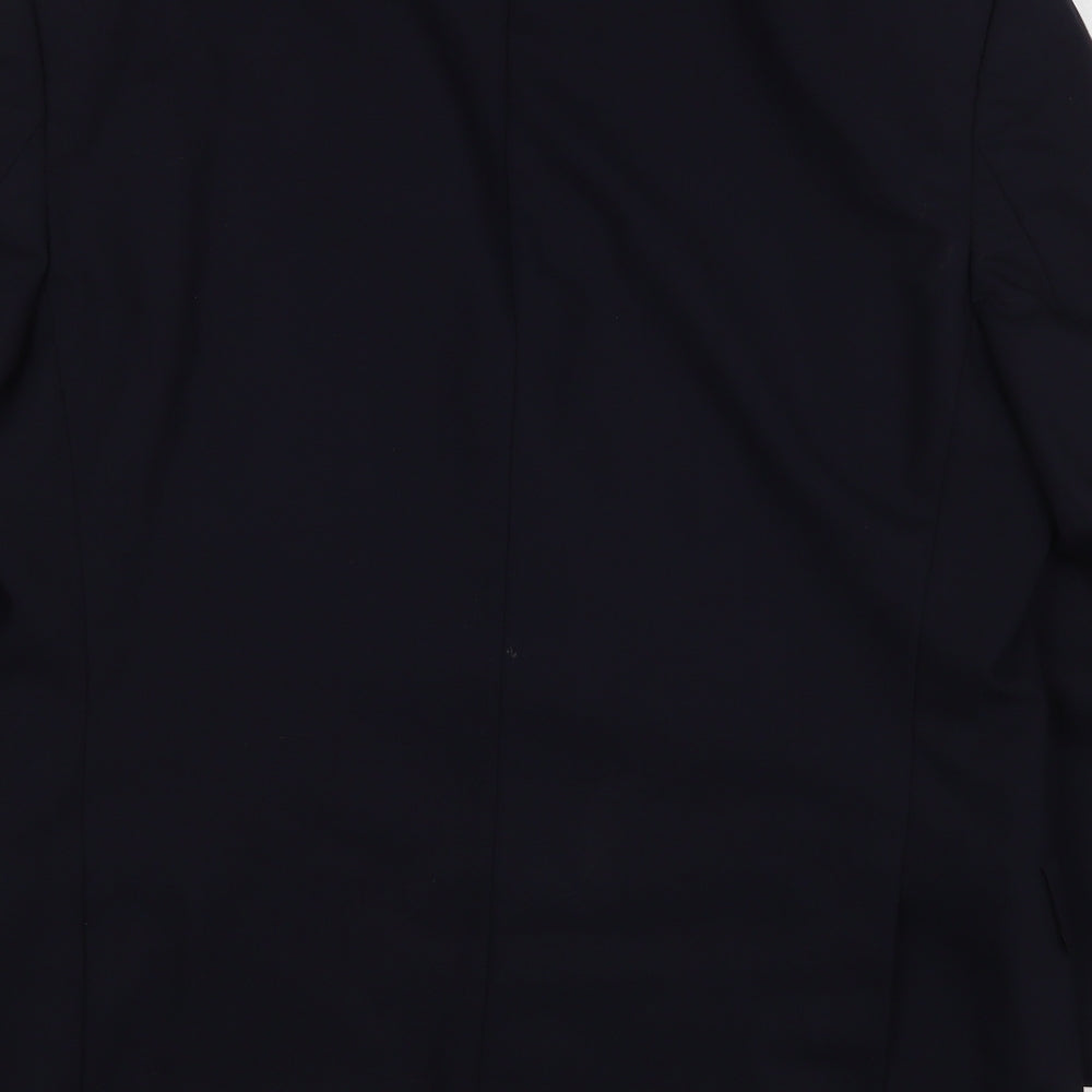 Mens UK Size 40 Marks and Spencer Regular Blue Suit Jacket