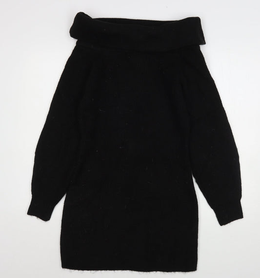 Womens UK Size M H&M Black Pullover Jumper