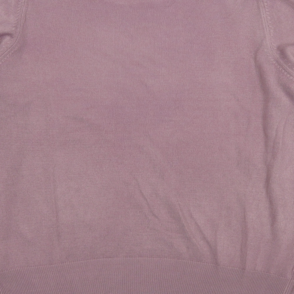 Womens UK Size 12 Marks and Spencer Pink Pullover Jumper