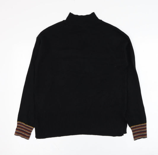 Womens UK Size XS NEXT Black Pullover Jumper