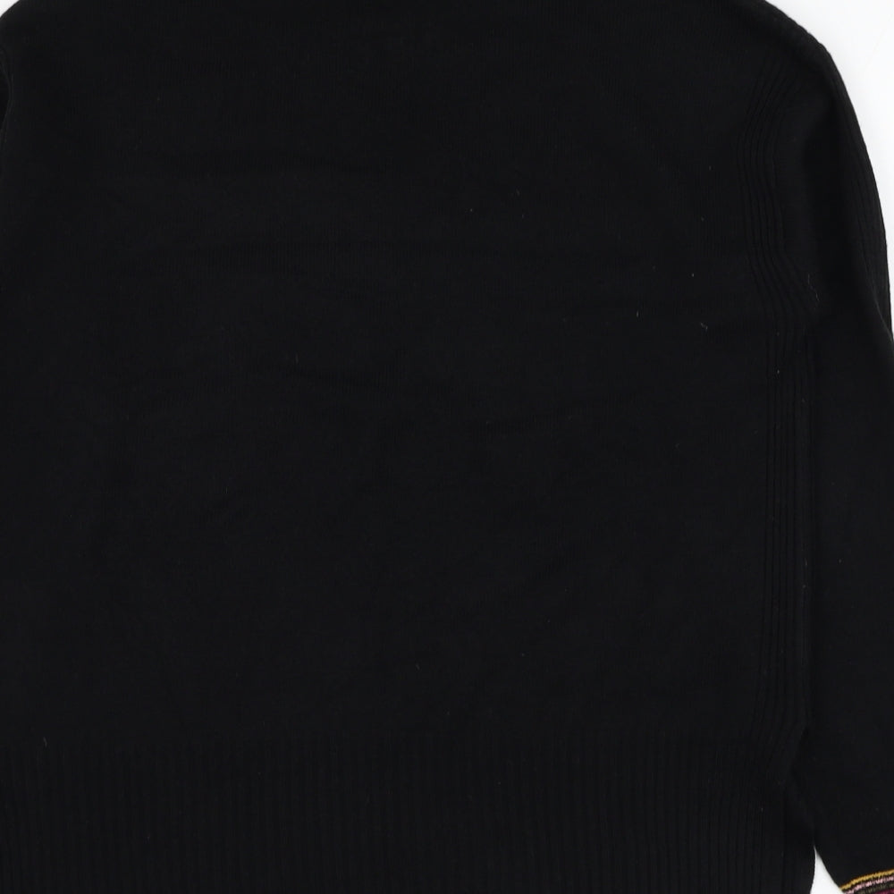 Womens UK Size XS NEXT Black Pullover Jumper