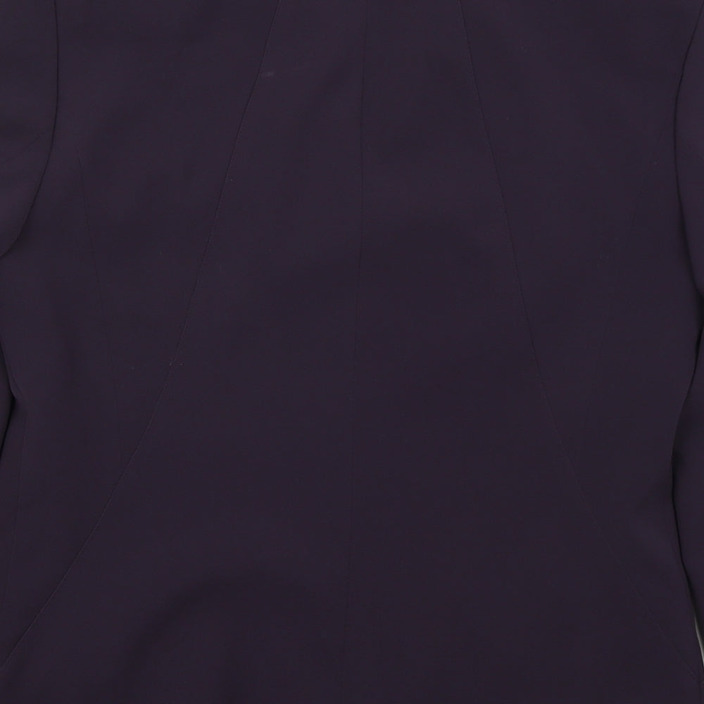 Gerry Weber Womens Purple Polyester Jacket Suit Jacket Size 10