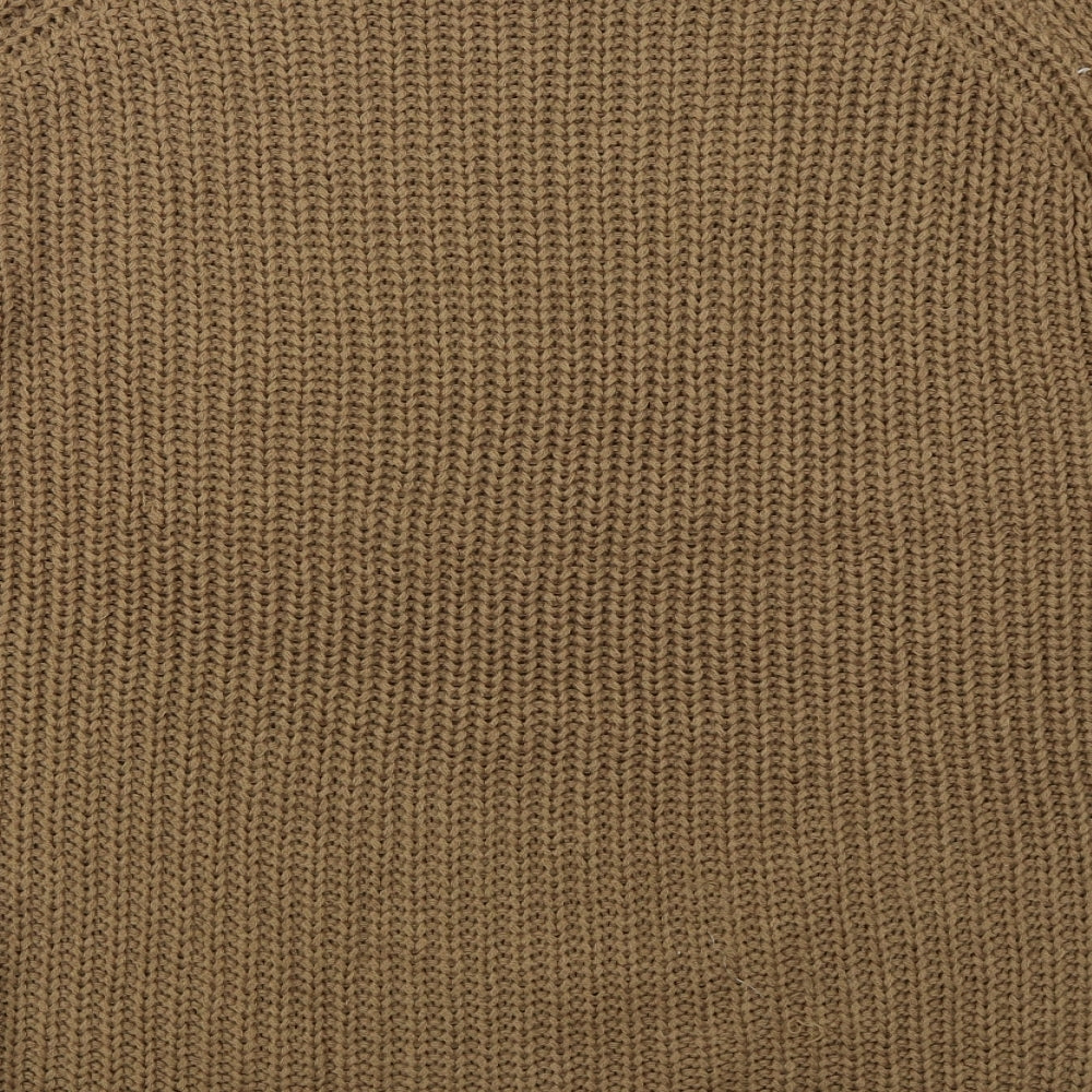 Womens UK Size XL Only Brown Pullover Jumper