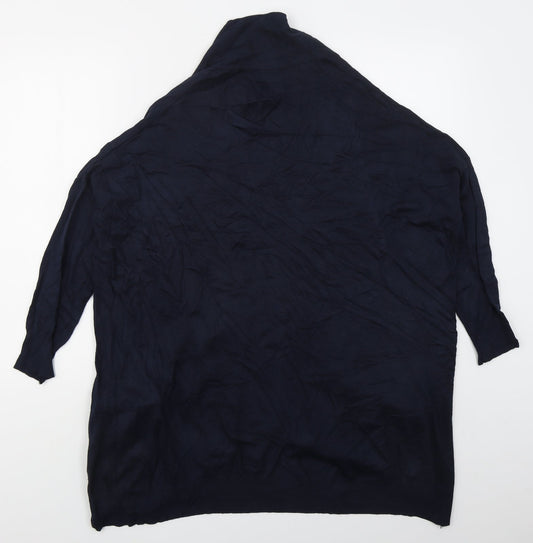 Atmosphere Womens Blue V-Neck Viscose Cardigan Jumper Size 12