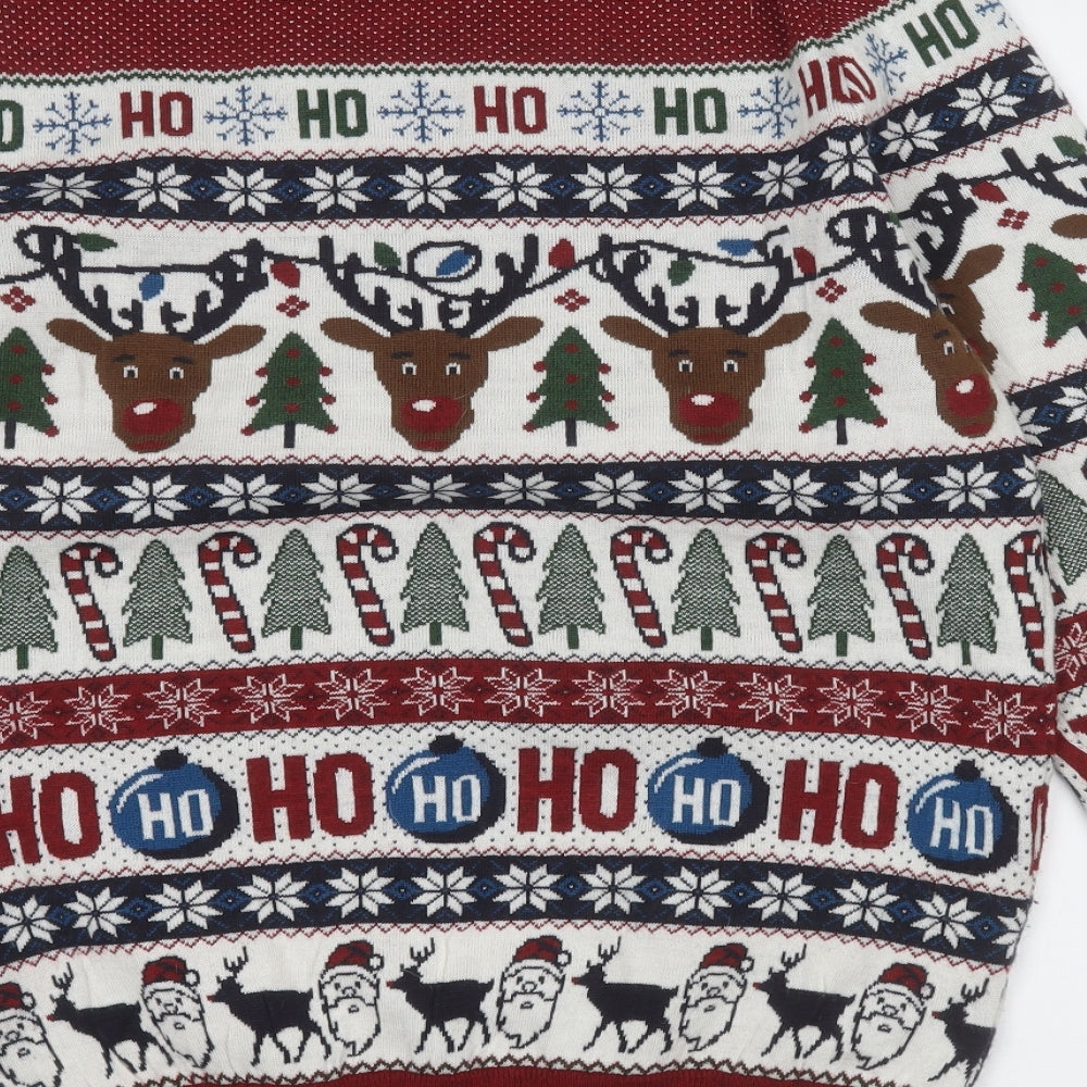 Mens UK Size M NEXT Multicoloured Pullover Sweatshirt