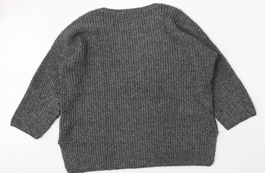 Womens UK Size 12 Marks and Spencer Grey Pullover Jumper
