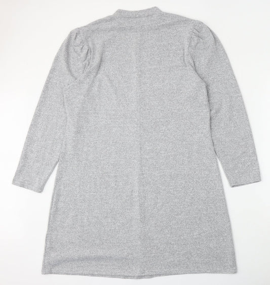 George Womens Grey Round Neck Polyester Pullover Jumper Size 18