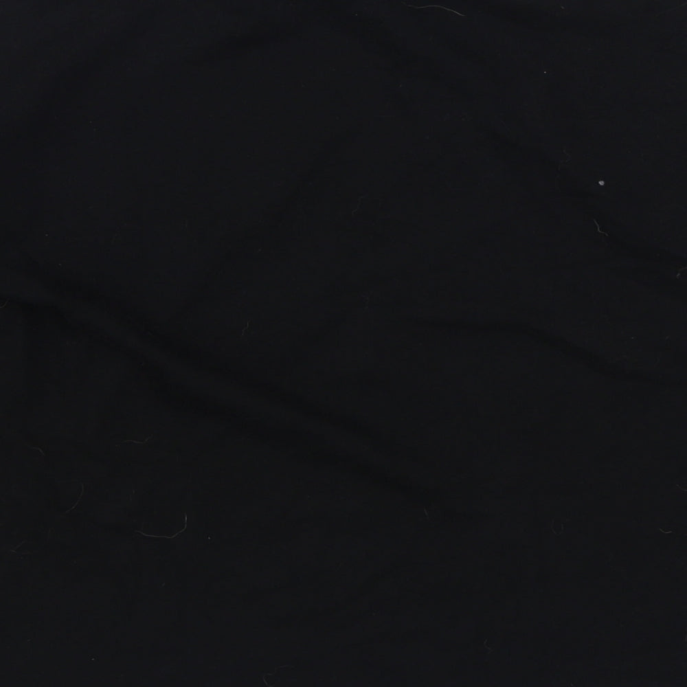 H&M Girls Black Cotton Pullover Sweatshirt Size 11-12 Years Pullover