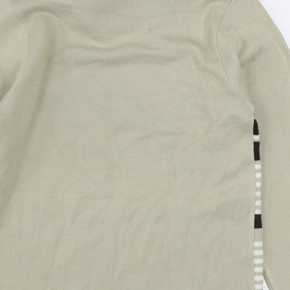 Womens UK Size S Pure & Natural Beige Pullover Jumper