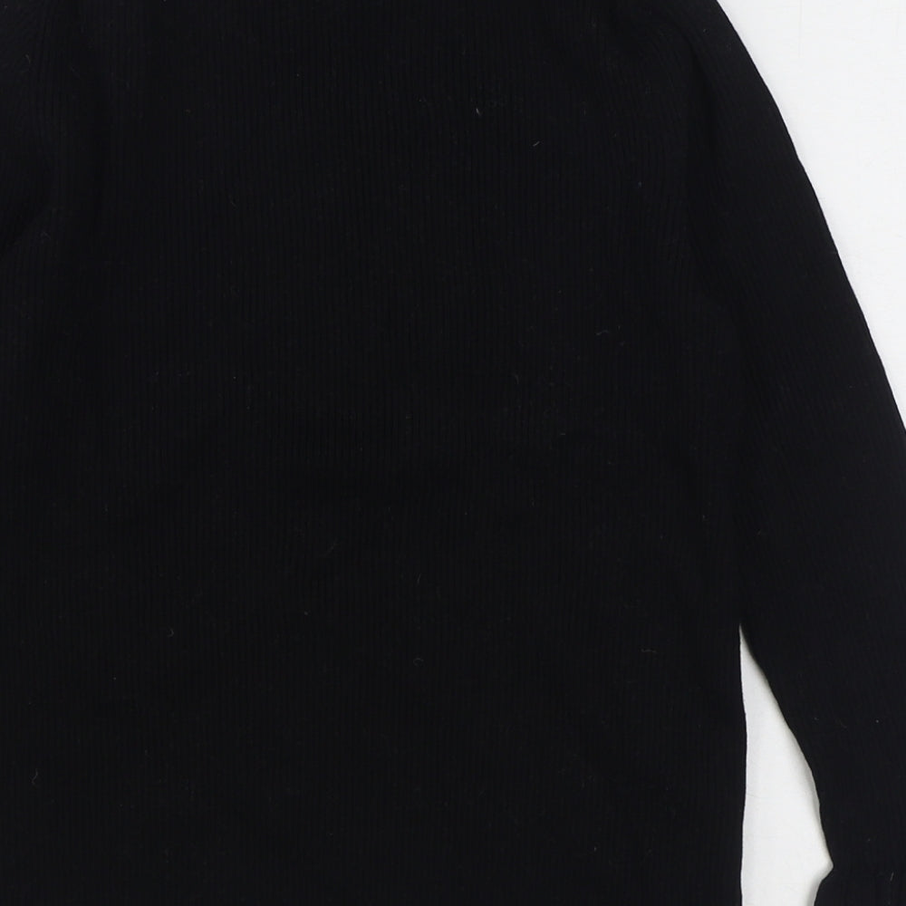 Womens UK Size 14 Red Herring Black Pullover Jumper