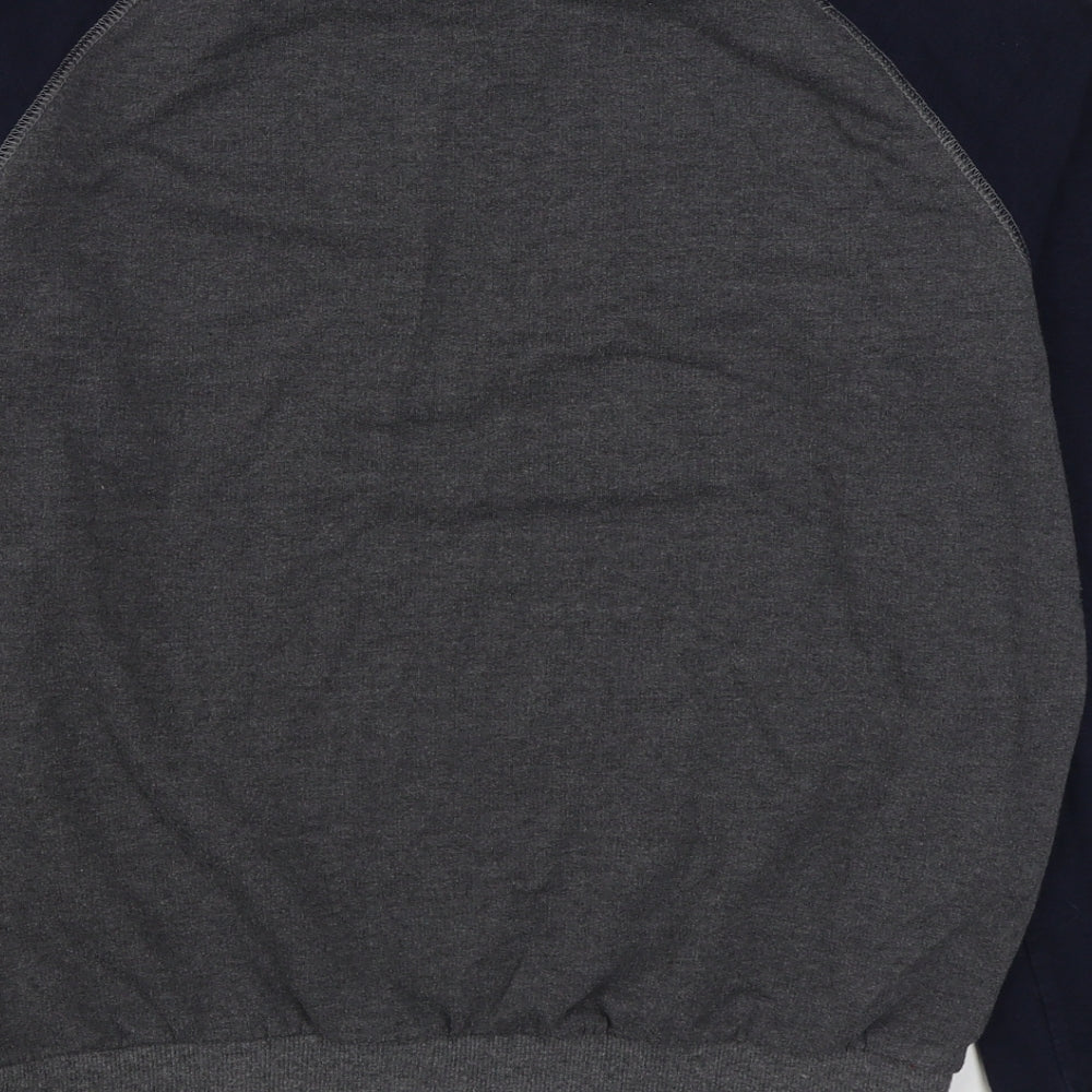 Primark Mens Grey Paisley Cotton Pullover Sweatshirt Size S