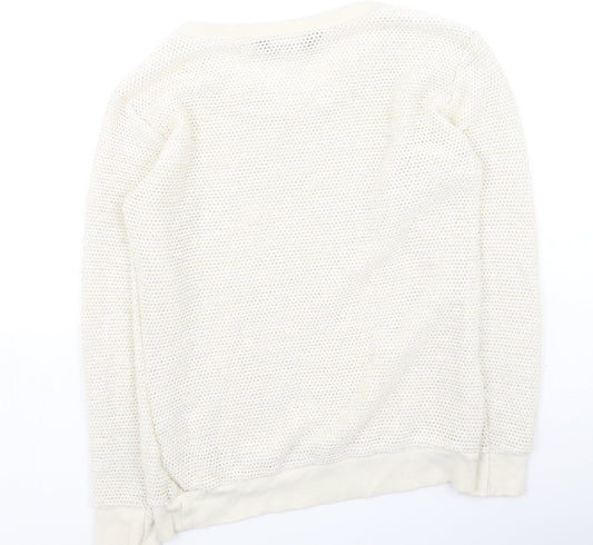 Womens UK Size 12 Dorothy Perkins Ivory Pullover Jumper