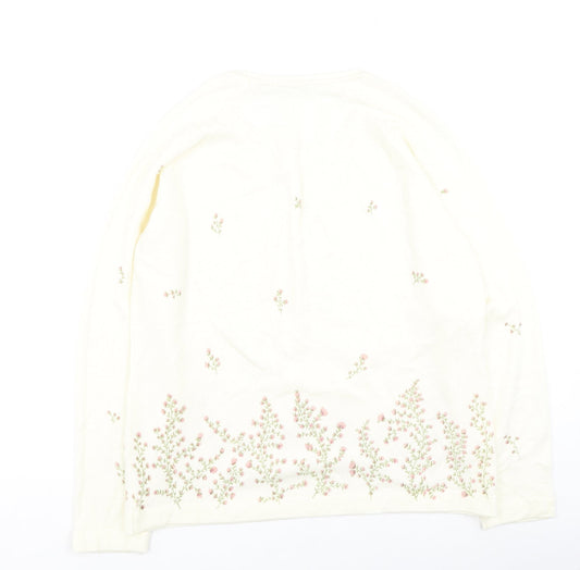 Womens UK Size 14 Berkertex Ivory Pullover Jumper