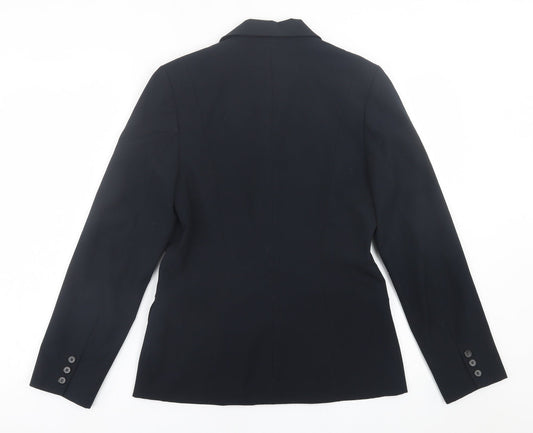 Mexx Womens Blue Polyester Jacket Suit Jacket Size 10