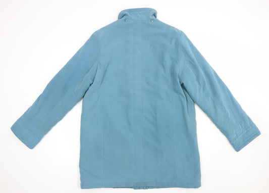 Klass Womens Green Parka Coat Size L Zip