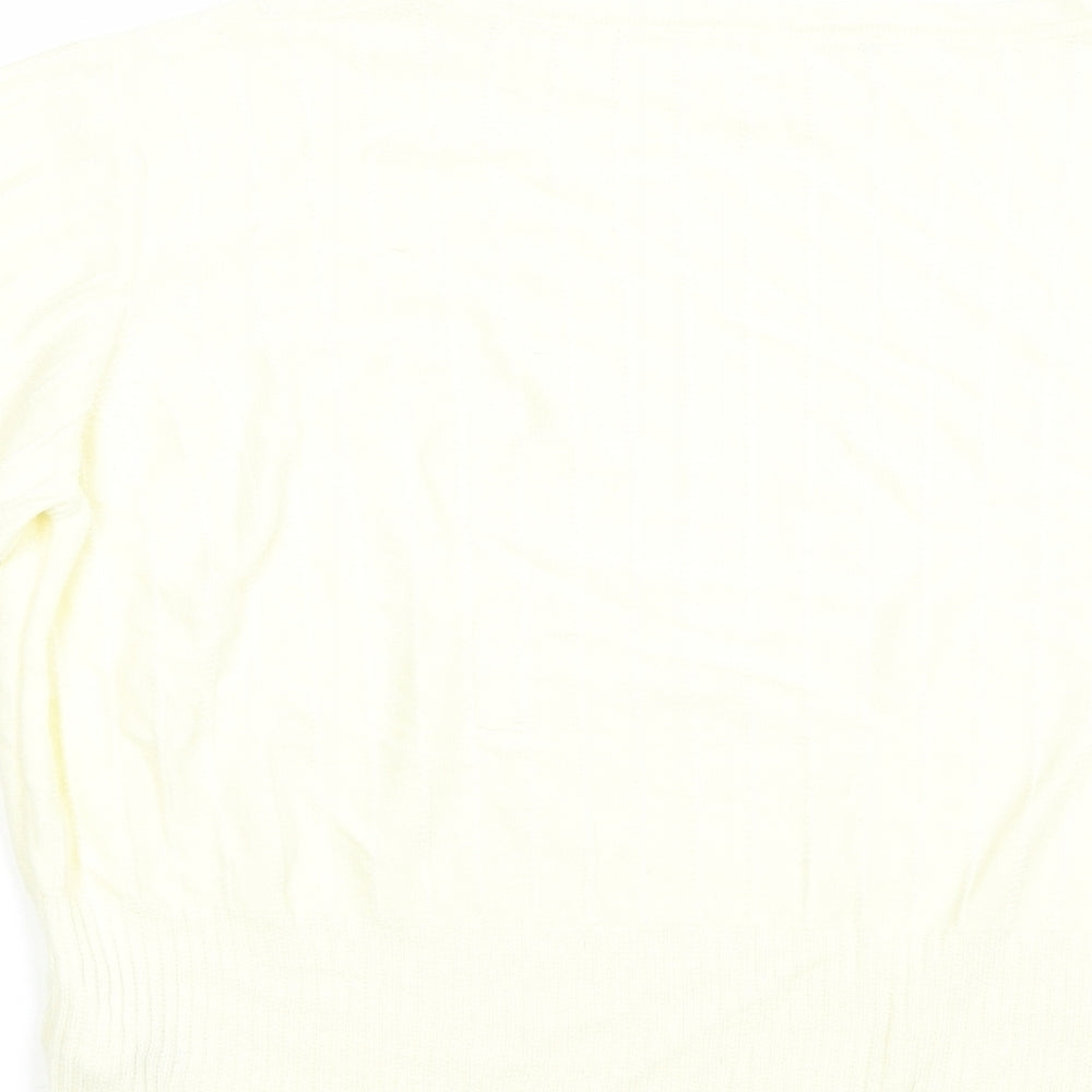 Womens UK Size 14 Marks and Spencer Ivory Pullover Jumper