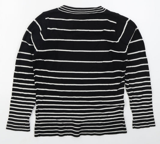 Womens UK Size 10 Isle Black Pullover Jumper