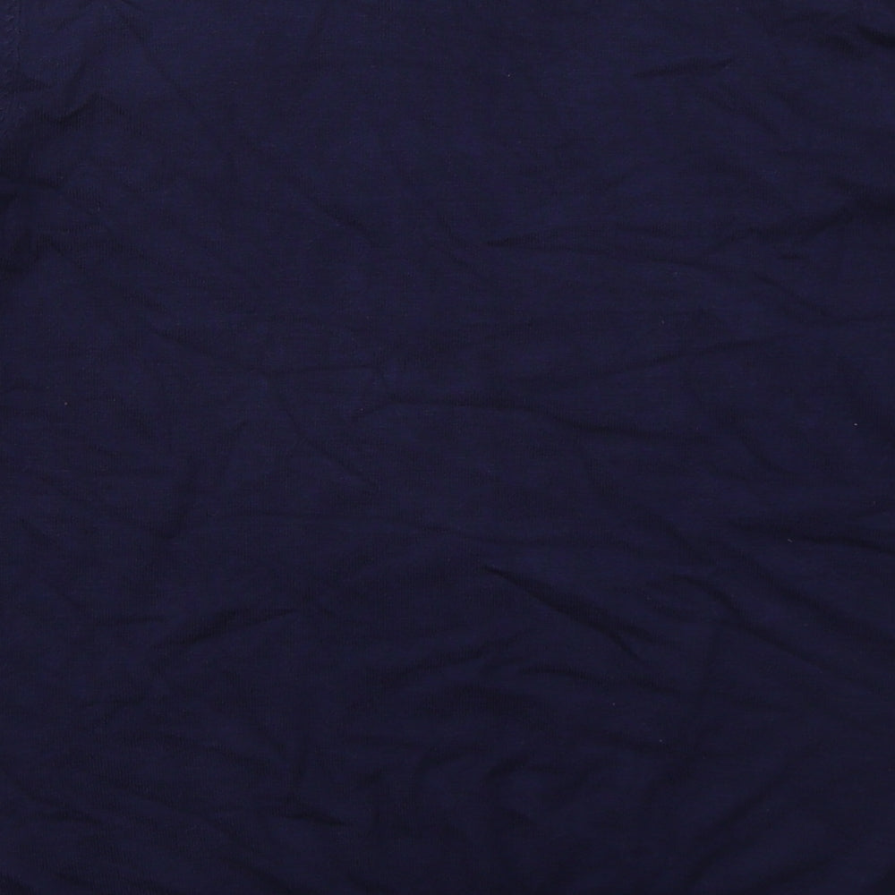 George Womens Blue Crew Neck Viscose Pullover Jumper Size 14