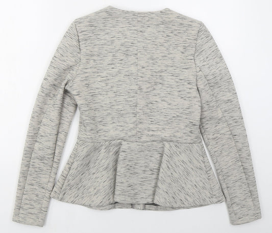 Papaya Womens Grey Jacket Size 12 Zip